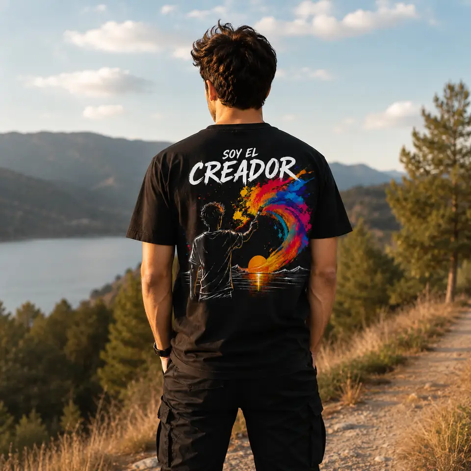 Camiseta negra Soy Creador de Nicarao